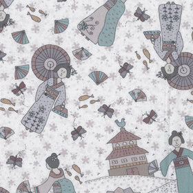 Lecien Dancing in the Blossom Geishe