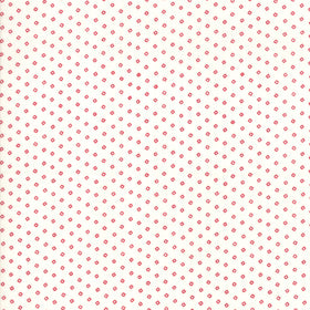 Acquista panna-rosso Cotone Americano Pois Quadrato