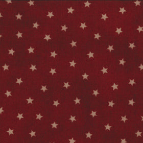 Acquista rosso-bordeaux Cotone Americano Stelline