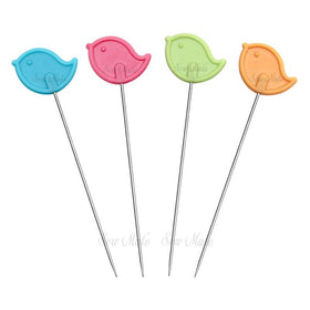 Sew Mate Spilli Con Testa A Uccellino Con Scatola - 0