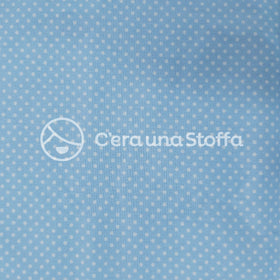Acquista azzurro-bianco Cotone Pois Piccoli