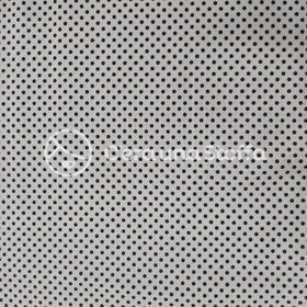 Acquista bianco-nero Cotone Pois Piccoli