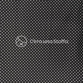 Acquista nero-bianco Cotone Pois Piccoli