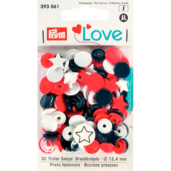 Prym Bottoni A Pressione Color Snaps A Stella Prym Love