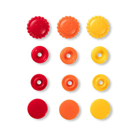 Acquista rosso-arancione-giallo Prym Bottoni A Pressione Color Snaps A Fiore Prym Love