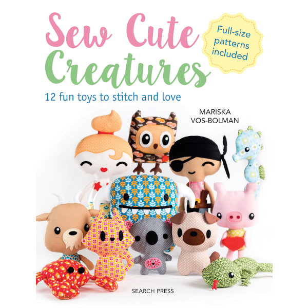 Libro Sew Cute Creatures <br><small>12 giocattoli divertenti da cucire e amare: include modelli a grandezza naturale</small>