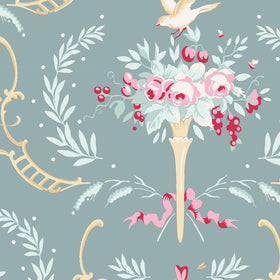 Acquista verde-acqua Tilda Old Rose Birdsong
