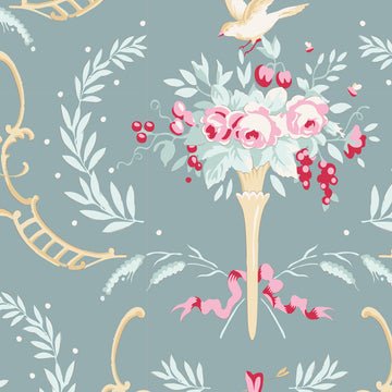 Acquista verde-acqua Tilda Old Rose Birdsong