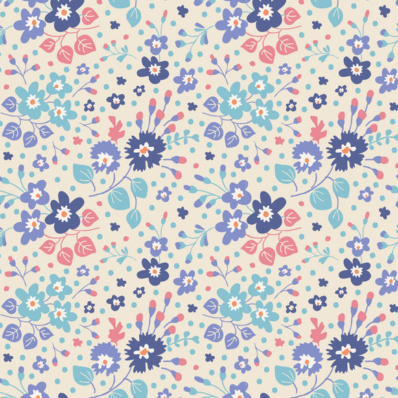 Tilda Plum Garden Flower Confetti