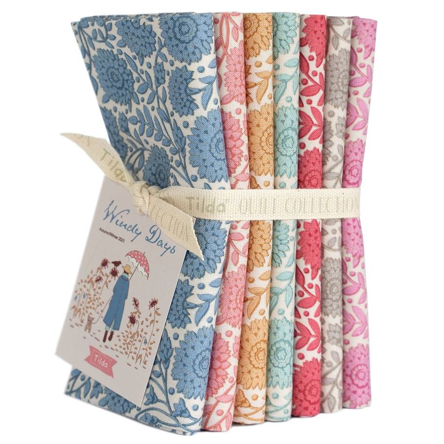 Tilda Windy Days Fat Quarter Bundle Blender Aella