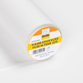 Vlieseline - Stabilizzatore Ricamo Tessuti Elastici Fixier Stickvlies